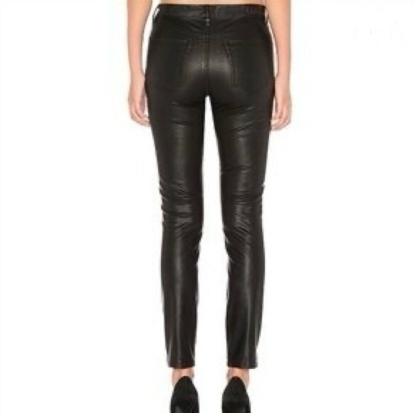 BLANKNYC Black Faux Leather Low Rise Pants Women’s Size 27 NWOT Party Going Out - Picture 2 of 14